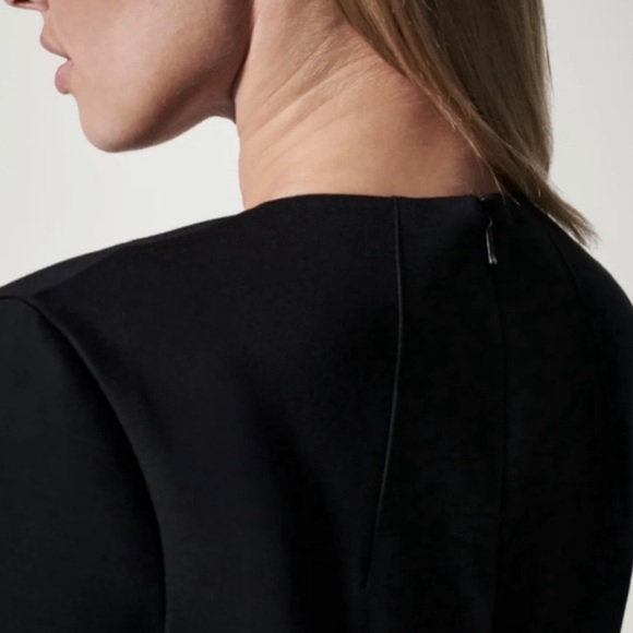 *NEW* SPANX THE PERFECT FUNNEL TOP PONTE ZIPPER BACK CLASSIC BLACK 3X - Picture 2 of 10